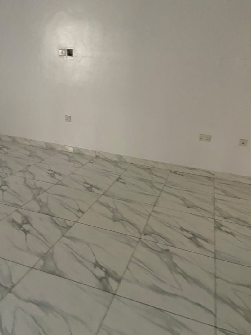 Clean, streak-free polished floors and walls after deep cleaning in Lagos
