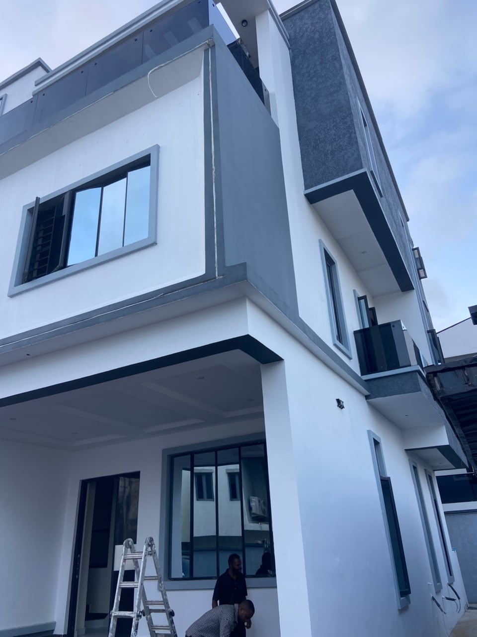 exterior of a Lagos property serviced by Lagos Gleam Solutions